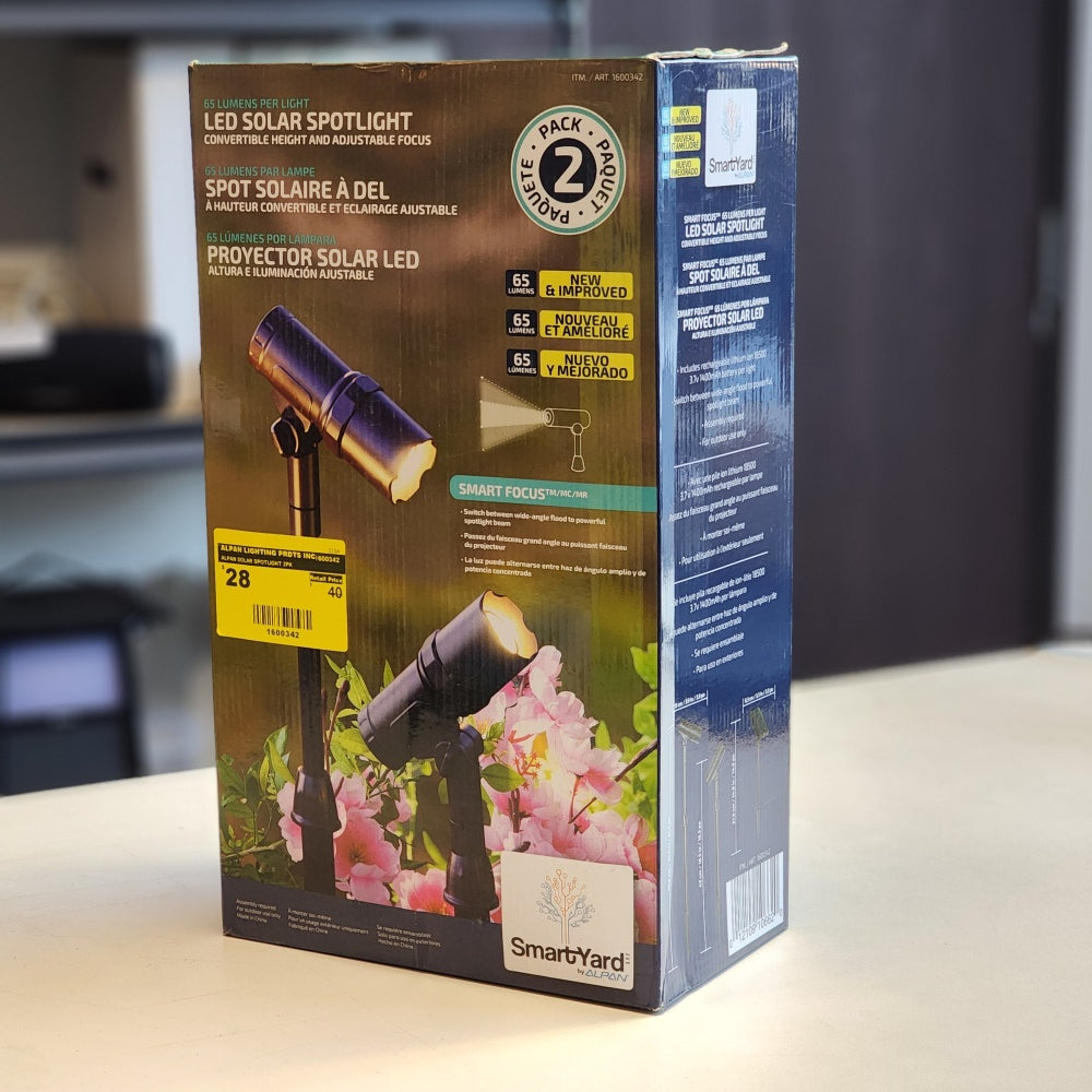 Alpan Solor Spotlight 2pk Alpan Solor Spotlight 2pk